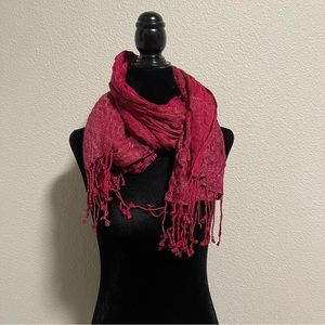 Unbranded | Pink and Silver Scarf